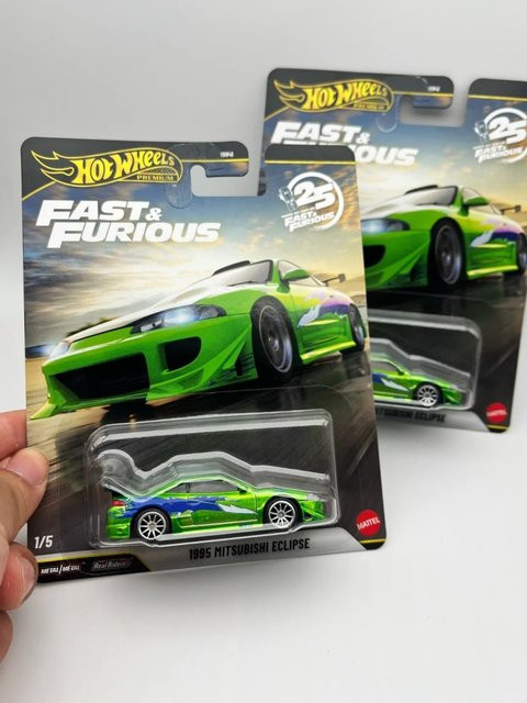 Hot Wheels Fast & Furious Mitsubishi Eclipse, Modellauto, Druckguss - Bild 1