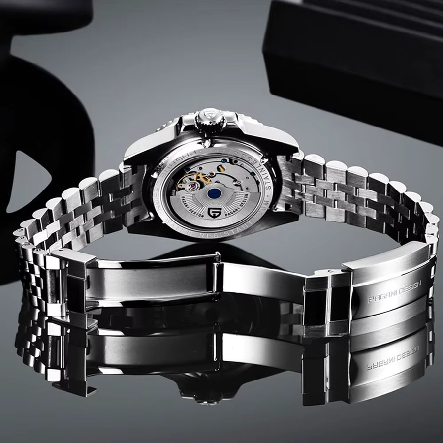 PAGANI DESIGN Armbanduhr GMT, Automatik, Edelstahl, 40 mm, Herren - Bild 5