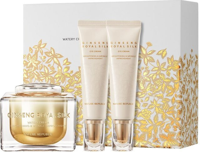 Nature Republic Ginseng Royal Silk Watery Cream & Augencreme Set, 90 ml - Bild 1