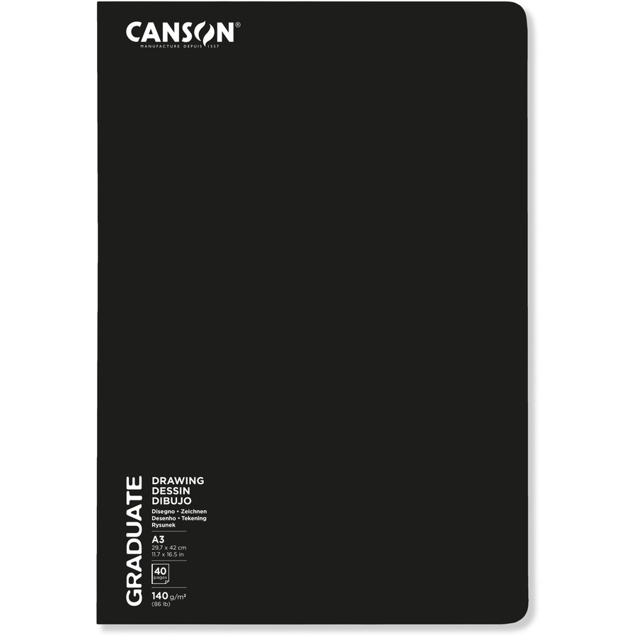 Canson Graduate Zeichen- und Skizzenblock DIN A3 in Weiß - Bild 2