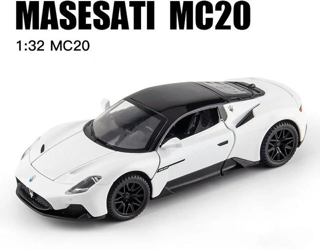 Maserati MC20 Automodell, 1:32, Metall, mit Licht und Sound, ab 14 Jahren - Bild 1