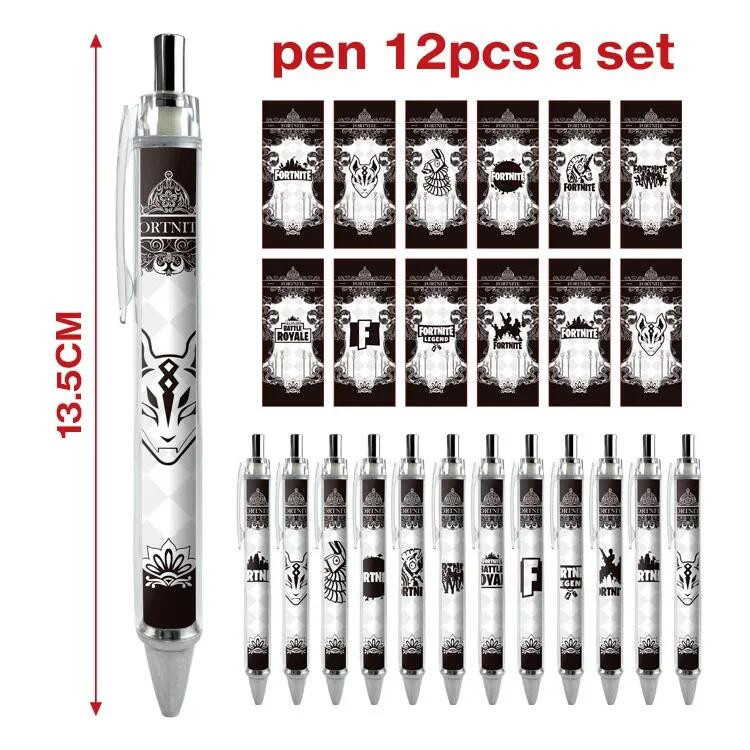 12er Set Yiran toy 1 Kugelschreiber mit Cartoon Anime Druck in Multicolour - Bild 1