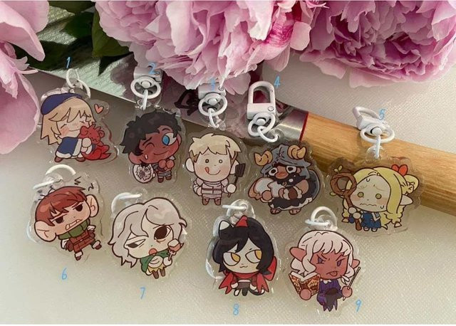 Bandai Dungeon Meshi Schlüsselanhänger, Acryl, Bunt / Mehrfarbig - Bild 1
