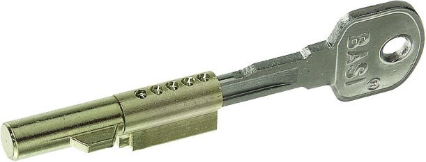 BASI Schlüssellochsperrer SS 12 verschiedenschließend in Silber mit 2 Schlüsseln - Bild 1
