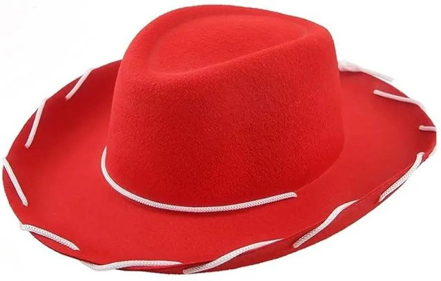 Mad Hats Western-Cowboyhut, Filz, Rot - Bild 1