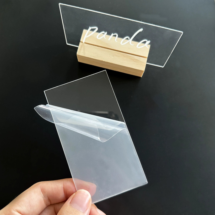 Transparente Acrylplatten aus Plexiglas für DIY Bastelprojekte und Displays, B/H: 20,0 x 20,0 cm, Tiefe: 0,5 cm - Bild 4