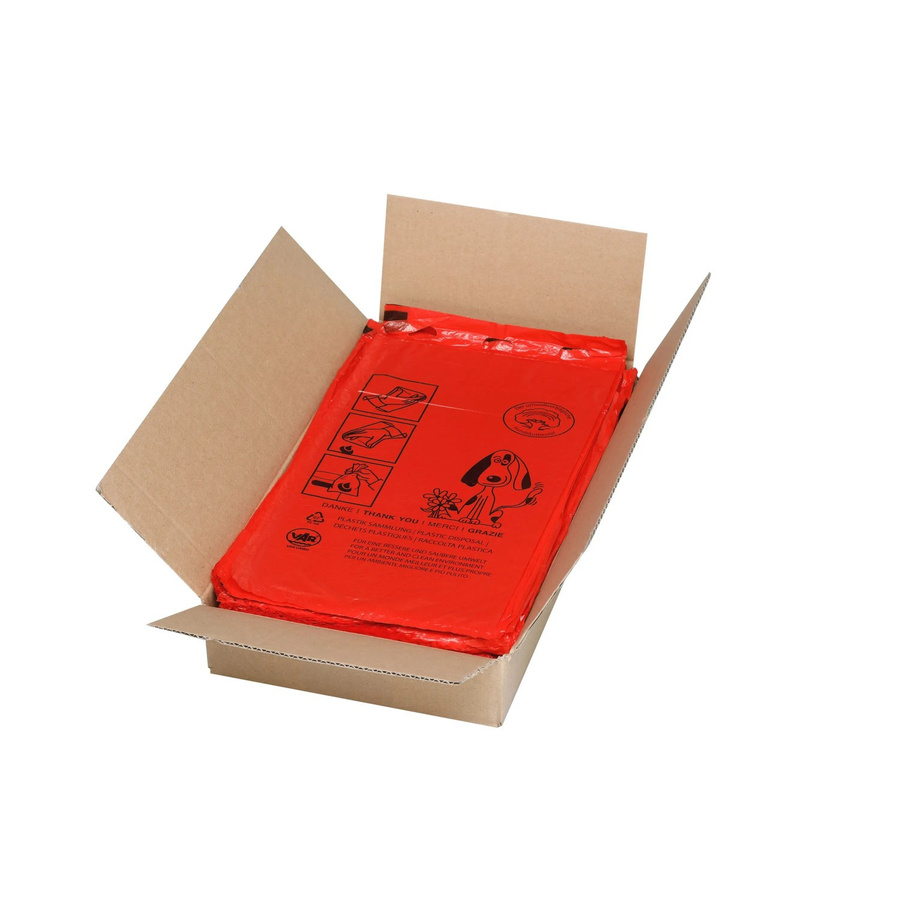 PROREGAL Hundekotbeutel in Rot, 1000 Stück, H x B x T: 20 x 35 x 0,01 cm - Bild 2
