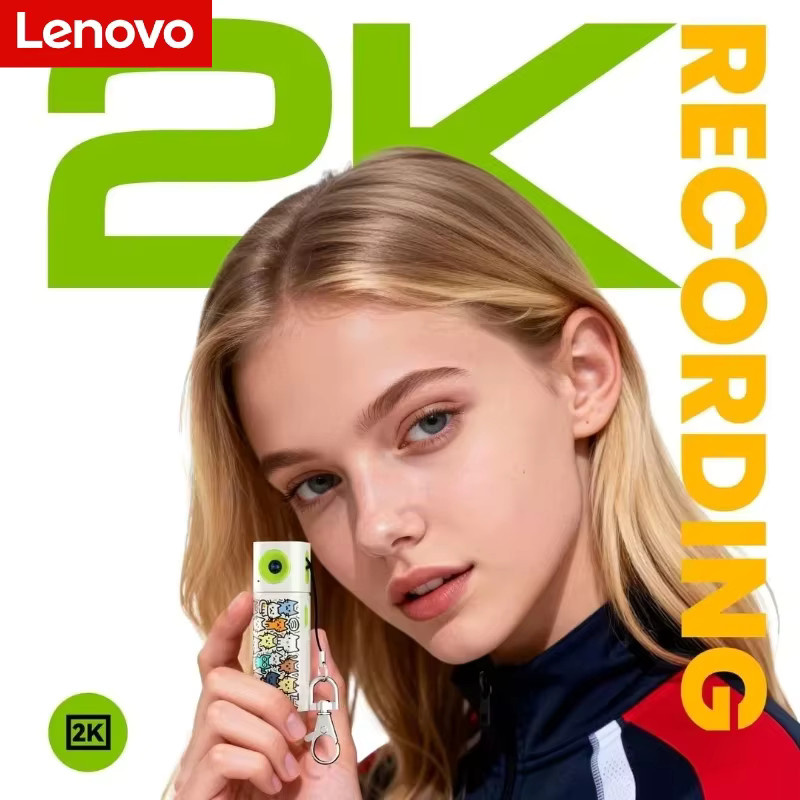 Lenovo Mini Thumb Kamera G10 Lippenstift-Serie Action Camera in Gelb mit 2K HD und langer Akkulaufzeit - Bild 2