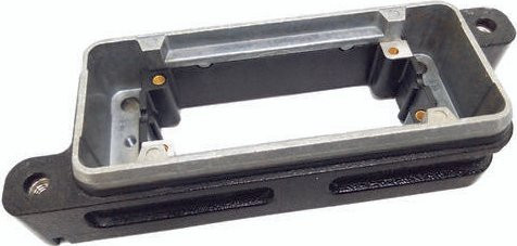 HARTING Anbaugehäuse 09 40 016 0391 09400160391 aus Aluminium in Schwarz - Bild 1