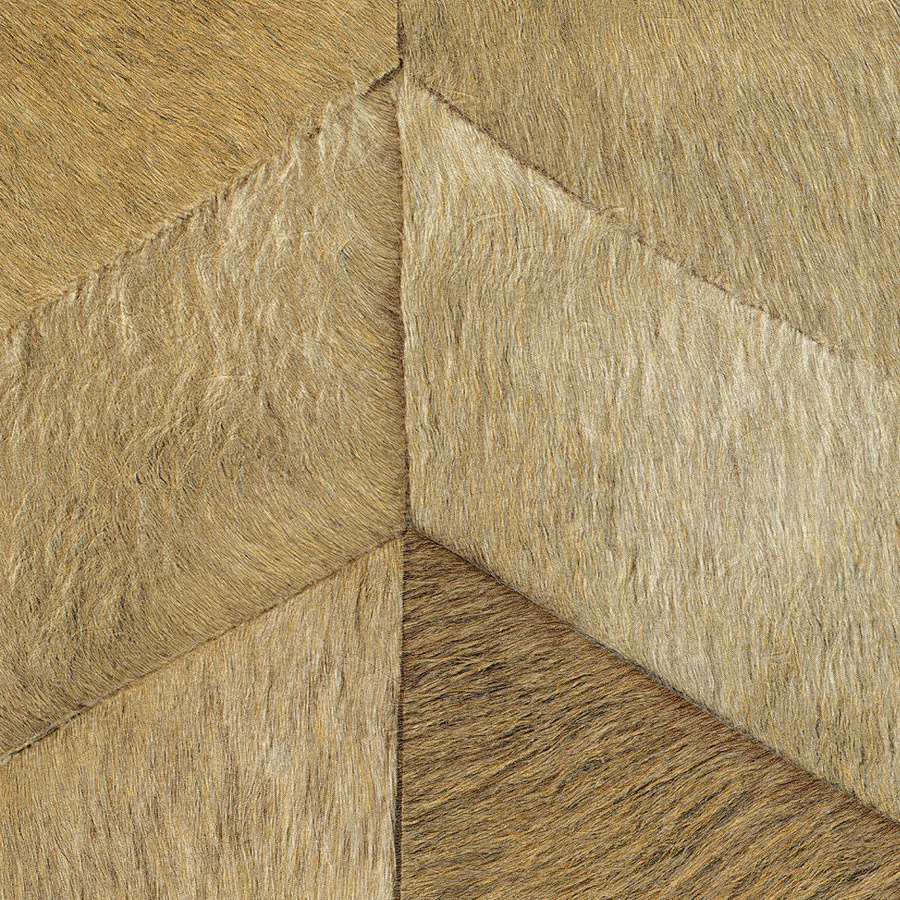 Élitis Tapete Santa Fe VP 968 05 in Beige und Braun mit abstraktem geometrischem Design aus Vlies und Vinyl - Bild 1
