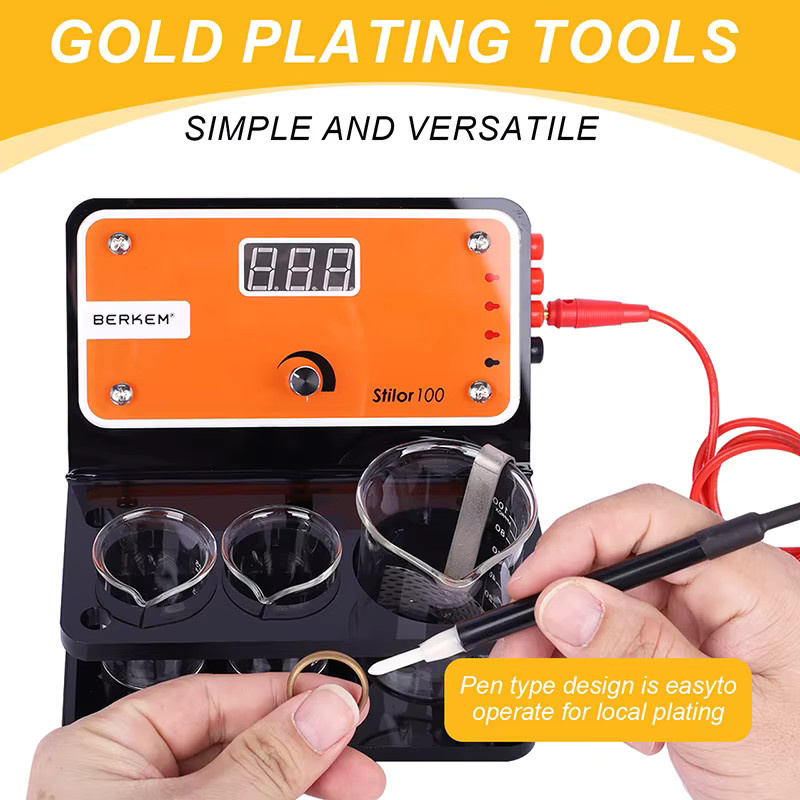 NIUPIKA Stiftförmige Galvanisiermaschine 220V für Schmuck zur Elektroplattierung mit Gold und Silber für DIY-Dekoration und Schmuckherstellung - Bild 2
