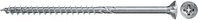Fischer Power-Fast II Spanplattenschraube mit Senkkopf und Pozidriv-Antrieb, verzinkter Stahl, Durchmesser: 6,0 mm, Länge: 180,0 mm - Bild 1