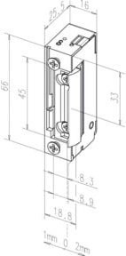 Assa Abloy effeff Radiustüröffner 10-24V GS/WS 118---------A71 - Bild 1