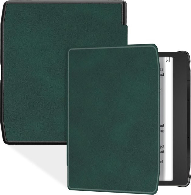 Pocketbook Hülle für 700 Era, Era Color und Era Lite in Grün mit Hartschalen-Rückseite und Auto Sleep/Wake Funktion aus PU-Leder - Bild 1