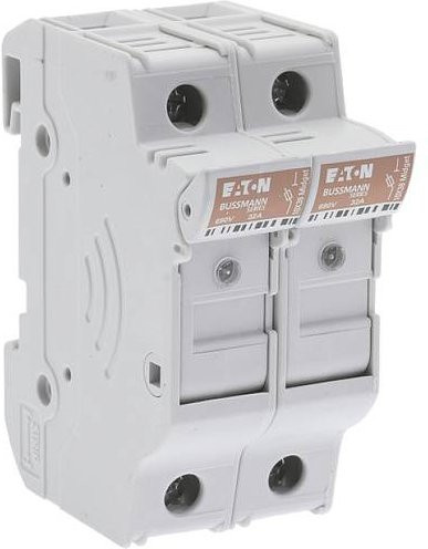 Eaton CHM2DIU Sicherungshalter 2-phasig, 2-polig, 32A, 690V, passend für Feinsicherungen 10,3 x 38 mm, weiß, 6 Stück - Bild 1