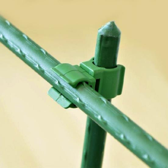 Amusedly Trellis Connector Set aus Kunststoff, 10er Pack Garten Stützen für Kletterpflanzen und Rankhilfen - Bild 6