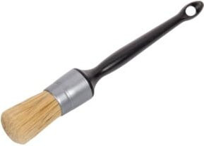 FRIESS-TECHNO-PROFI Ringpinsel rund aus heller Chinaborste mit Kunststoffstiel in Beige, Größe 10 - Bild 1