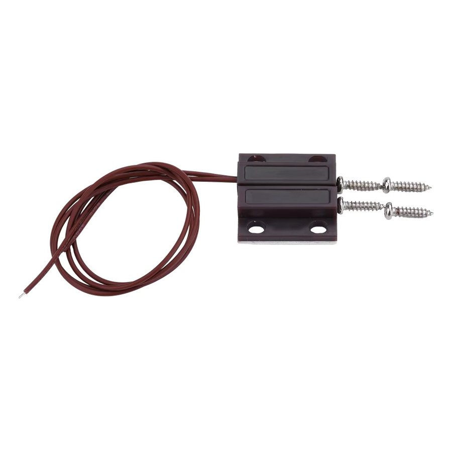 DIY NOW MC-38 Magnetischer Tür- und Fenstersensor Mikroalarm-Reedschalter Schwarz für Hausalarmsysteme - Bild 2