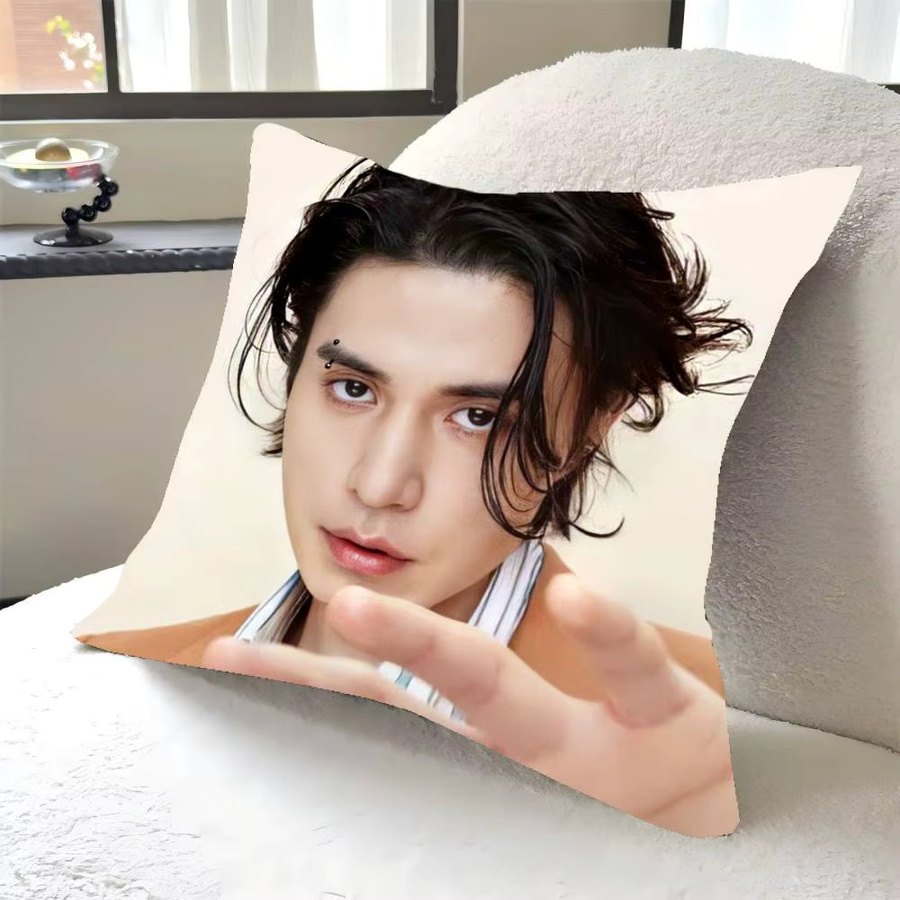 Kpop Lee Dong Wook Kissenbezug mit Grafikdesign, Farbe: Weiß, B/T: 40 x 40 cm - Bild 6
