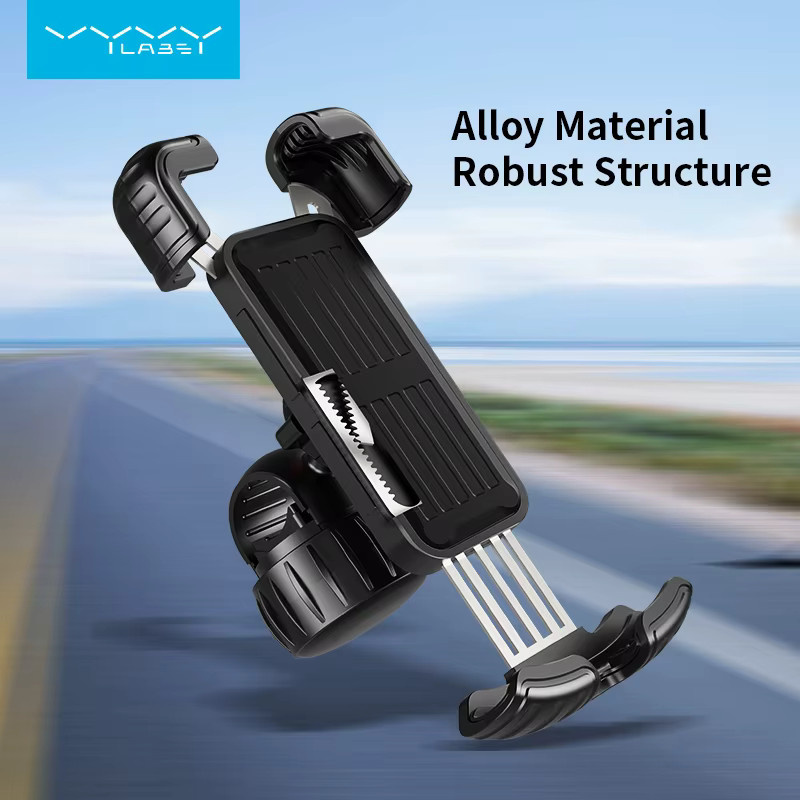 Vyvylabs Fahrrad-Handyhalterung 360 Grad Universalhalter für Mobiltelefone von 4,7 bis 6,7 Zoll in Schwarz - Bild 3