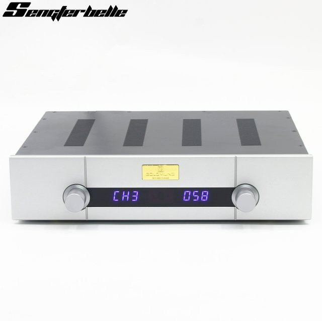 SENGTERBELLE XLR4-2Max HiFi Passiver Vorverstärker mit XLR Symmetrischem und RCA Ein-/Ausgang sowie Fernbedienung und USB-C - Bild 1