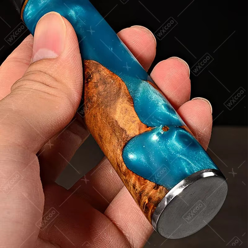 WXCOO Allzweckmesser aus Damaststahl und Edelstahl mit Holzgriff, professionelles japanisches Schälmesser zum Schneiden von Obst und Fleisch - Bild 4