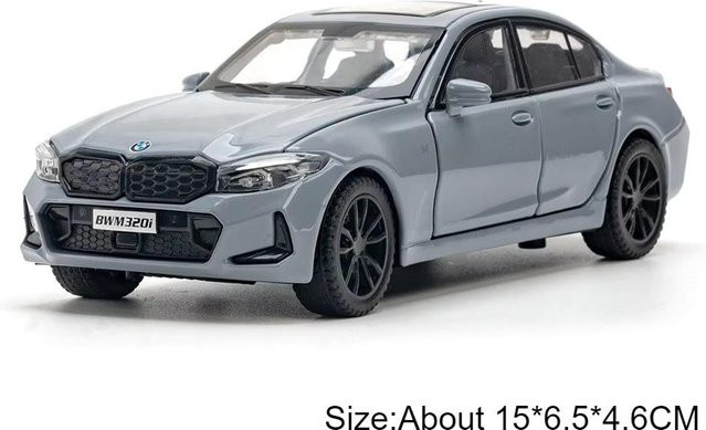 Linyi toy car X3M 320I Sportwagen Modell, 1:32, Pull-Back, Sound, Licht, Türen zu öffnen, ab 14 Jahren - Bild 1