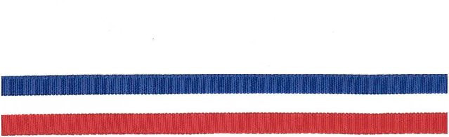 Rico Design Webband Multi Streifen in Blau, Weiß und Rot - Bild 1