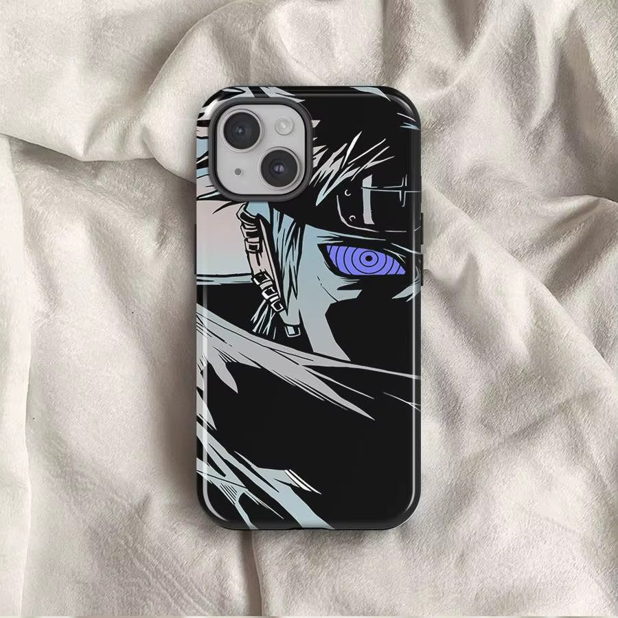 Schutzhülle im Anime Naruto Design für Apple iPhone Modelle, Mehrfarbig - Bild 2
