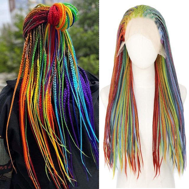 M&H HAIRWORLD Perücke, Cornrow-Häkelzöpfe, Kunsthaar, Damen - Bild 1