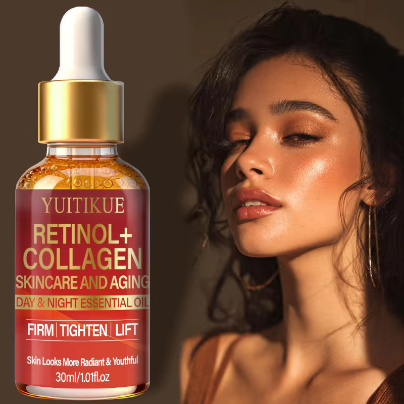 YUITIKUE Retinol-Kollagen Gesichtsöl, Unisex, Trockene und Fettige Haut - Bild 2