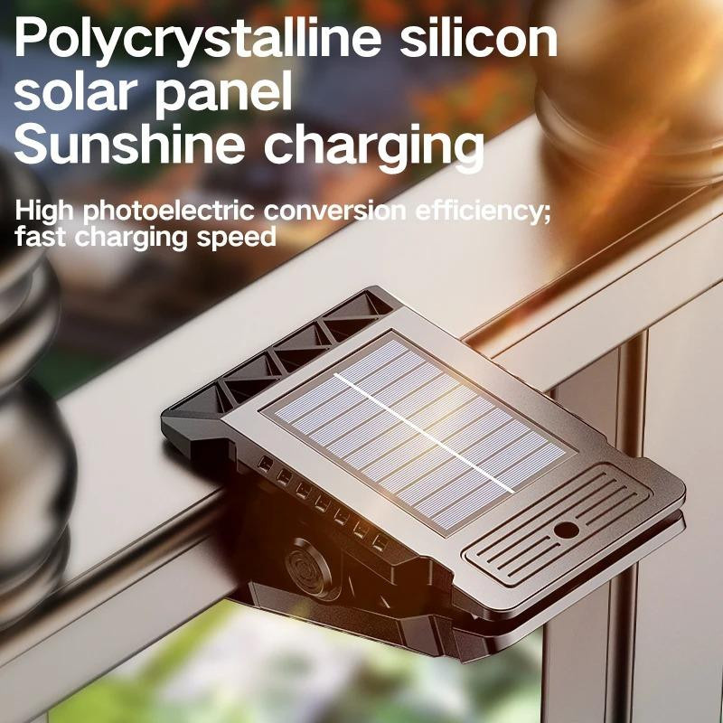 YJMP Super Lighting Solar-LED-Außenleuchten mit Bewegungssensor in Schwarz - Bild 9