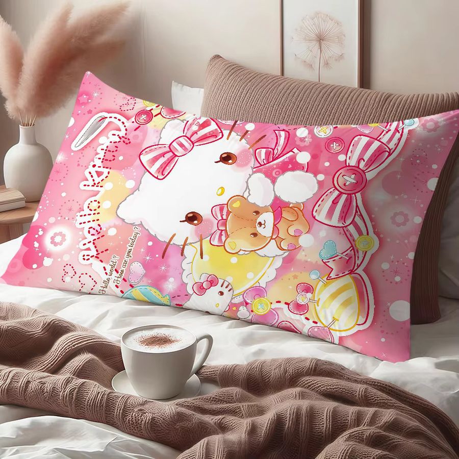 Sanrio K-Kitty Kissenbezug Rechteckig in Rosa - Bild 3