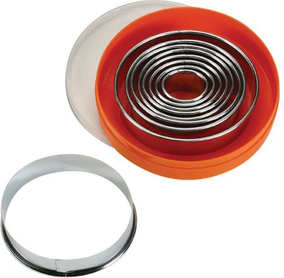 Schneider Ausstecher Oval aus Edelstahl in Silber, Höhe: 3 cm - Bild 1