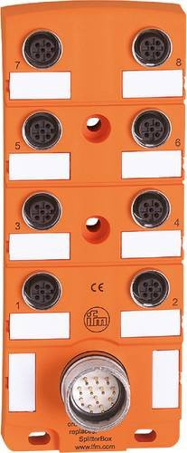 ifm Electronic EBC009 Sensor-Aktor-Verteiler und Adapter in Orange mit 12 Polzahl - Bild 1