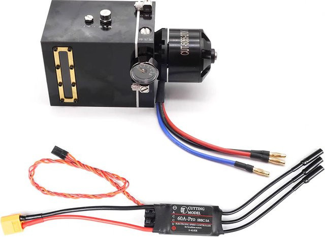 CUT Hydraulische Integrierte Pumpe CUT-YTB01 mit Öltank in Schwarz - Bild 1