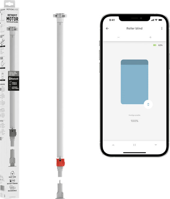 MotionBlinds Retrofit Rollomotor mit Bluetooth in Weiß - Bild 1