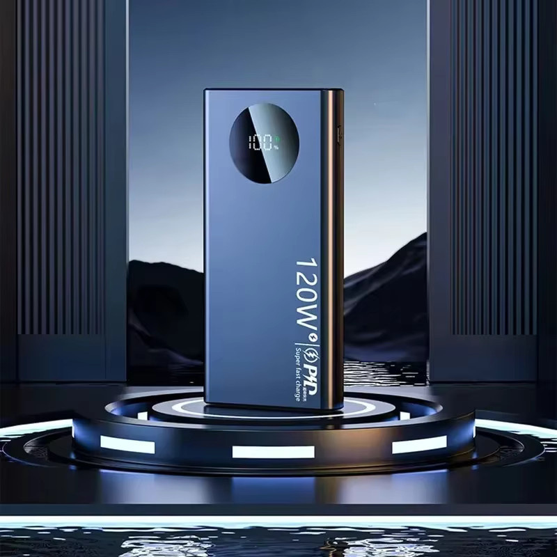 Lenovo HOT CCC PowerBank mit 50000mAh Kapazität, 120W Superschnelles Laden, PD20W und LED Digital-Display in Schwarz - Bild 4