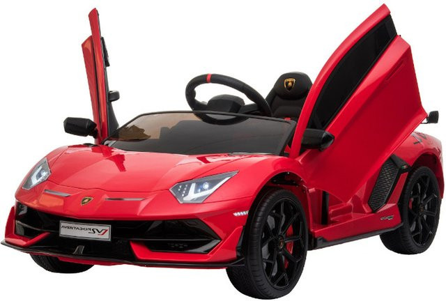 TPFLiving Lamborghini Aventador SVJ Elektro-Kinderauto, Doppelsitzer, rot - Bild 1