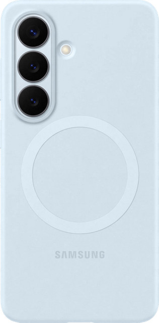 Samsung Galaxy S26 Silikon Backcover mit Magnet in Blau - Bild 1