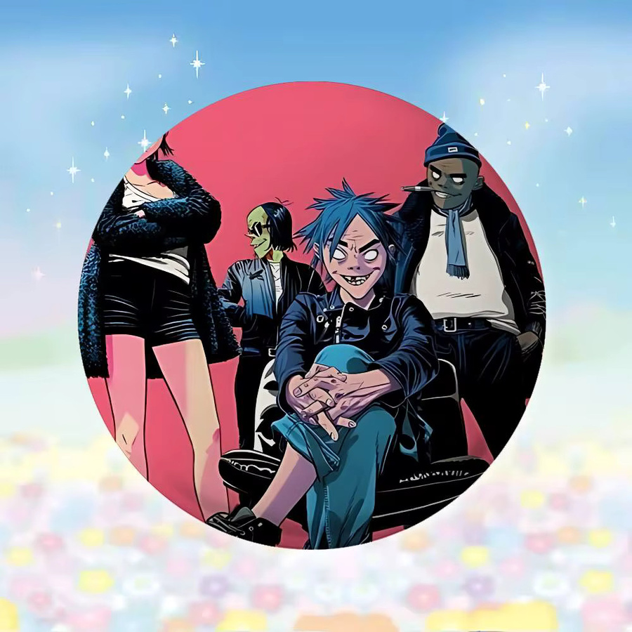 Gorillaz Abzeichen, Weißblech, Kinder - Bild 3