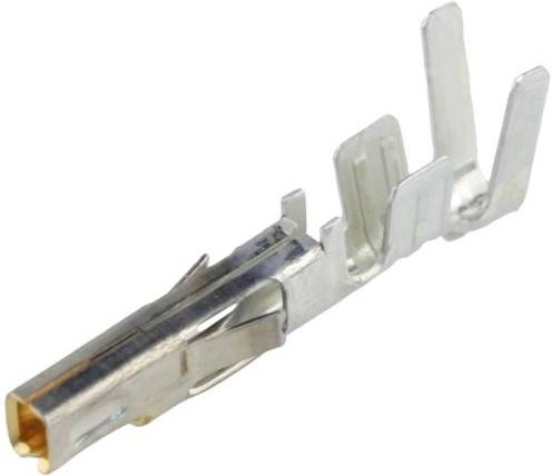 Molex Crimp-Terminal 457503211 HCS aus Messing in Gold und Silber - Bild 1