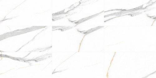 VILO SPC Wandverkleidung Calacatta White in Marmoroptik, Farbe: Weiss, B/H: 60 x 30 cm, 2,34 m² - Bild 1