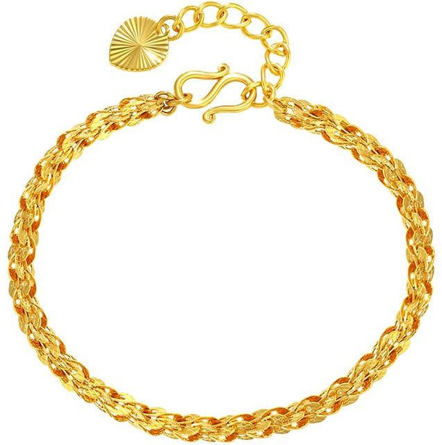 Wucifang Jewelry Armband, 24K Gold, Phönixschwanz, Damen, beige - Bild 1