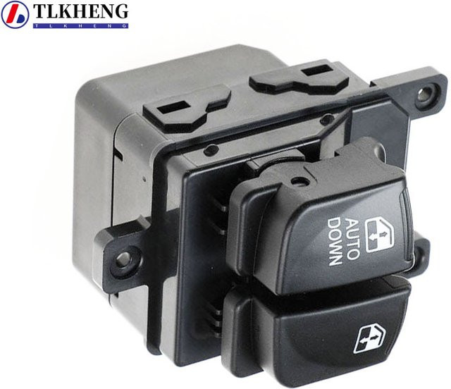 Elektrischer Fensterheberschalter TLK HENG für Hyundai Accent 1.6L in Schwarz, Teilenummer 82710-1E050 827101E050 - Bild 1