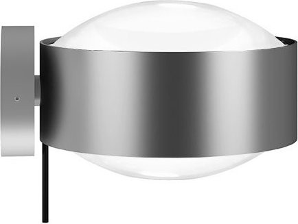 Top Light Puk! 120 Wall Avantgarde LED-Wandleuchte in Chrom Matt mit warmweißem Licht (2700K) - Bild 1