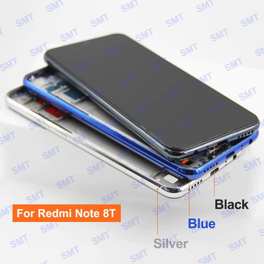 Xiaomi Redmi Note 8T Ersatz Display mit Touchscreen Digitizer Montage Panel in Schwarz, 6,3 Zoll IPS LCD - Bild 4