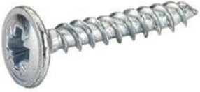 Hettich Rückwand-Befestigungsschraube aus Stahl, Farbe: Silber, Durchmesser: 3 mm, Länge: 20 mm, verzinkt, Pozidriv - Bild 1