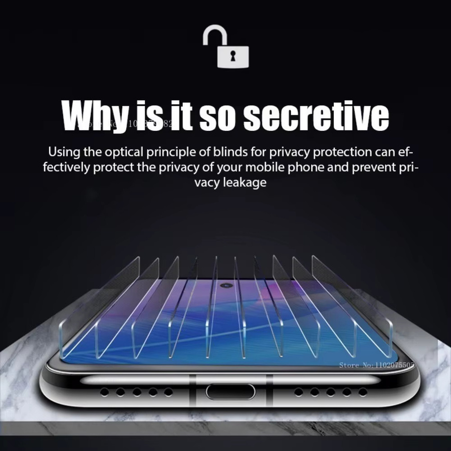 2er-Set Privatsphäre Schutzfolie aus gehärtetem Glas für Samsung Galaxy A05 A06 A13 A15 A16 A23 A24 A25 A34 A35 A52 A53 A55 A73 5G - Bild 3