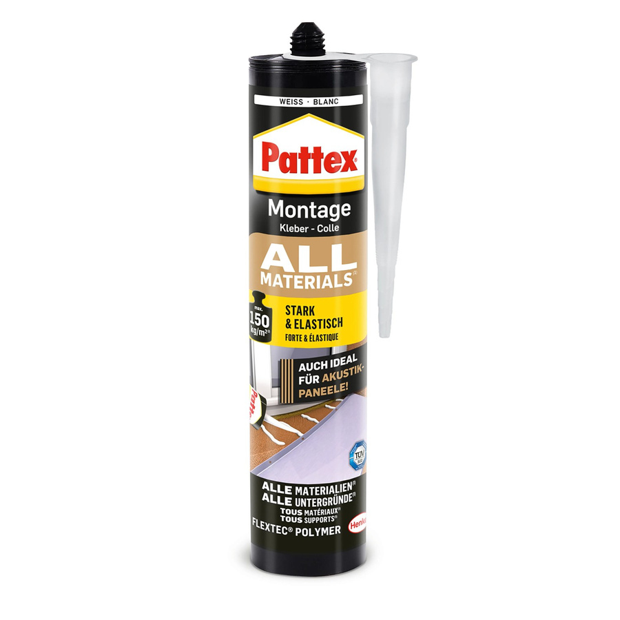 Pattex All Materials Montagekleber Weiß 450 g - Bild 2